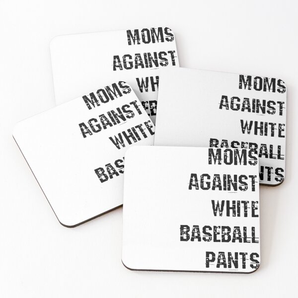 Item preview, Moms Against White Baseball Pants - Moms - Youth Baseball Custom Graphic designed and sold by Middle8.
