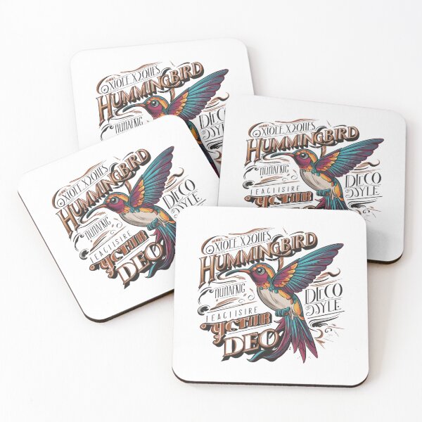 Item preview, Hummingbird Animal Motif Birds, sticker designed and sold by Mood Coffee art.
