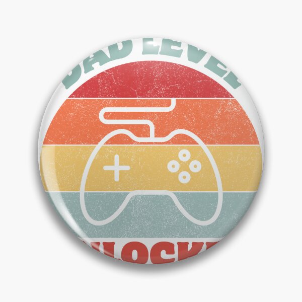 Item preview, Dad Level - Unlocked: The Ultimate Fatherhood Achievement designed and sold by Colorful-Garden.