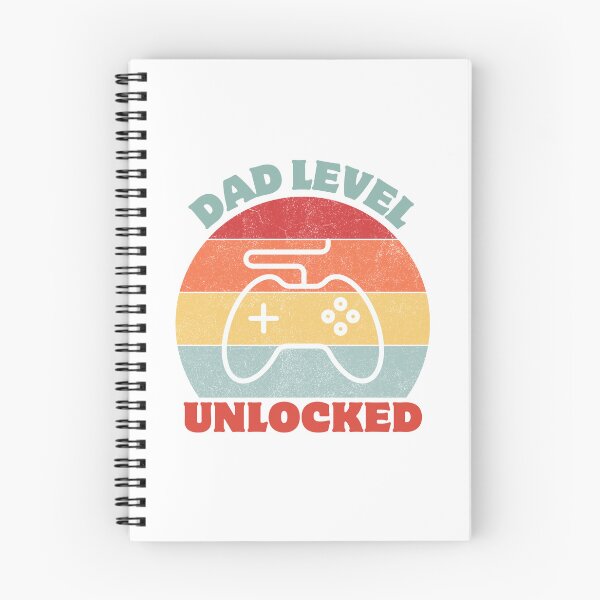 Item preview, Dad Level - Unlocked: The Ultimate Fatherhood Achievement designed and sold by Colorful-Garden.
