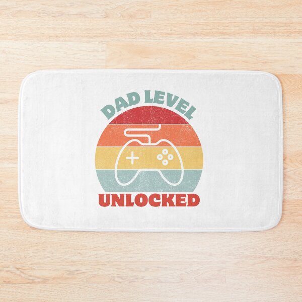 Item preview, Dad Level - Unlocked: The Ultimate Fatherhood Achievement designed and sold by Colorful-Garden.