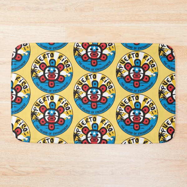 Item preview, Taino Sun Flag Puerto Rico Island of Enchantment Beach Sticker Clothing Gifts designed and sold by byDarling.