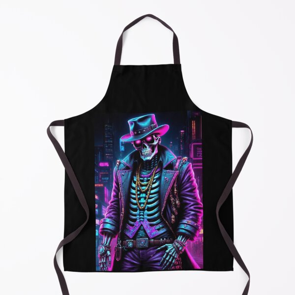 Item preview, Neon Cyberpunk Cowboy Skeleton designed and sold by Mehgan-Ashcroft.