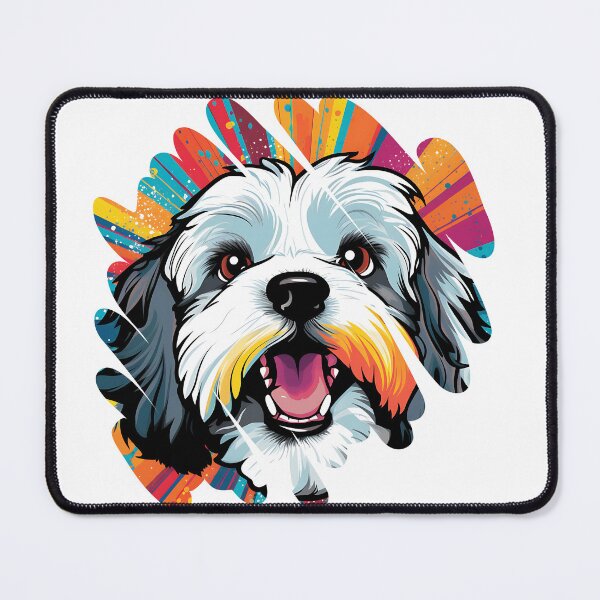 Item preview, Lhasa Apso Pop Art | Vibrant Lhasa Apso Lover designed and sold by Tee Nook.