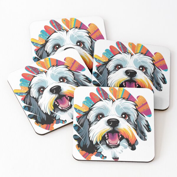 Item preview, Lhasa Apso Pop Art | Vibrant Lhasa Apso Lover designed and sold by Tee Nook.
