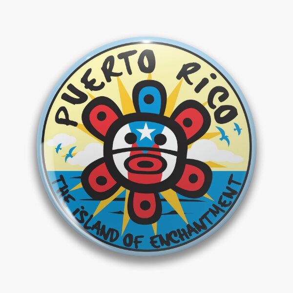 Item preview, Taino Sun Flag Puerto Rico Island of Enchantment Sunrise Sticker Clothing Gifts designed and sold by byDarling.