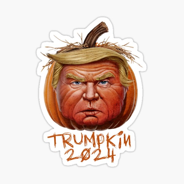 Item preview, TRUMPKIN 2024 Trump Halloween Jack-O-Lantern Presidential Election designed and sold by zptees.