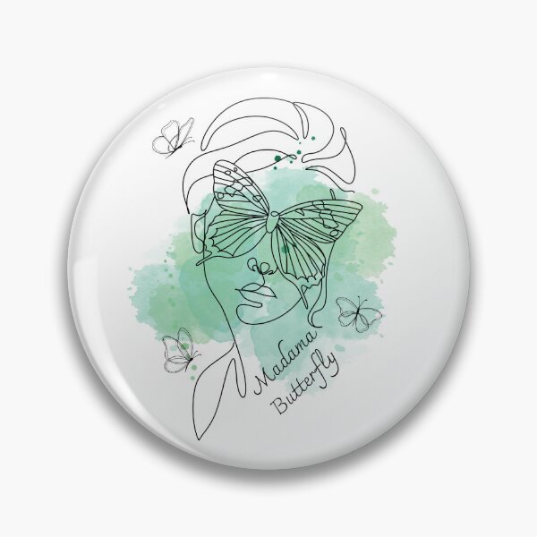 Item preview, Madama Butterfly - Blue/green design designed and sold by MerytonGallery.