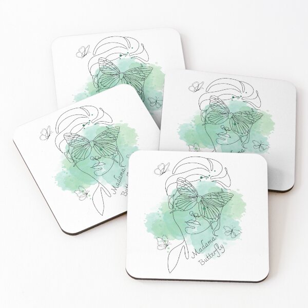 Item preview, Madama Butterfly - Blue/green design designed and sold by MerytonGallery.