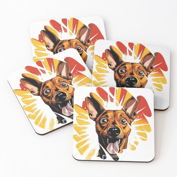 Item preview, Pinscher Dog Pop Art | Vibrant Pinscher Lover designed and sold by Tee Nook.