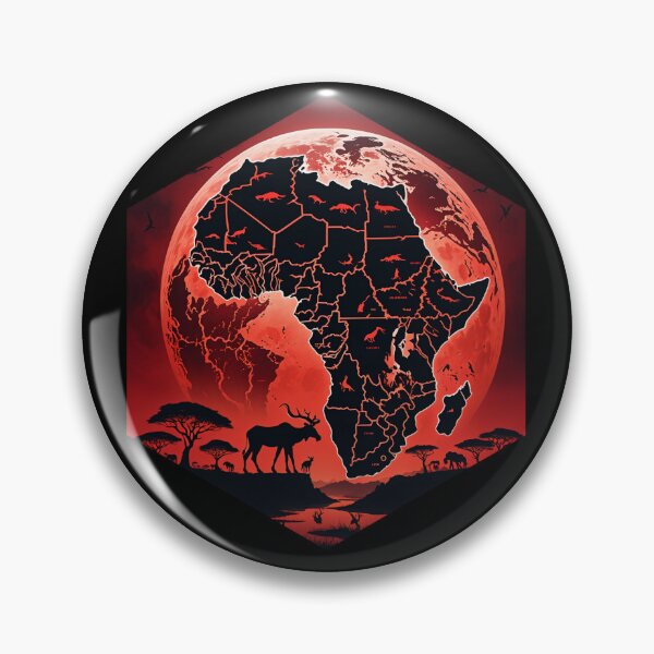 Item preview, African Wildlife Map designed and sold by AbsoluteA.