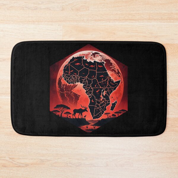 Item preview, African Wildlife Map designed and sold by AbsoluteA.