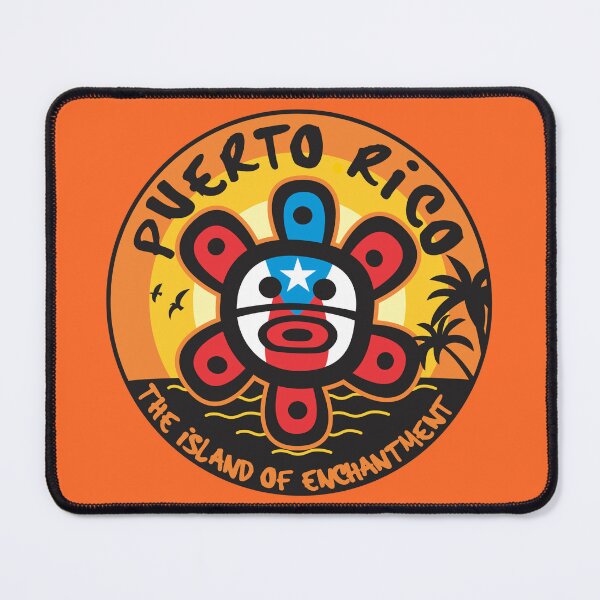 Item preview, Taino Sun Flag Puerto Rico Island of Enchantment Sunset Sticker Clothing Gifts designed and sold by byDarling.