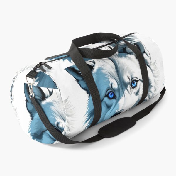 Item preview, Ethereal Lupine The Enigmatic Blue-Eyed Guardian designed and sold by ArtComixHaven.