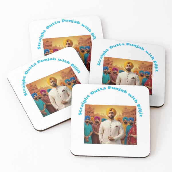 Item preview, Straight Outta Punjab with Diljit designed and sold by PrintPopTees.