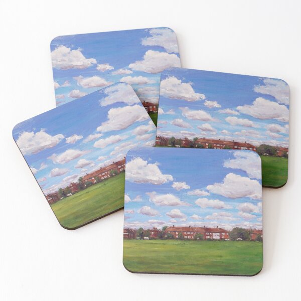 Item preview, An English town in summer afternoon oil painting  designed and sold by ColorandColor.