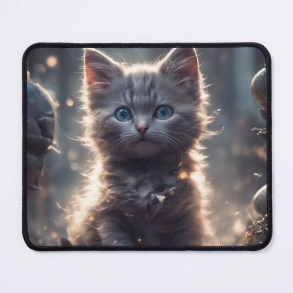 Item preview, gray kitten designed and sold by vibrantprintsco.