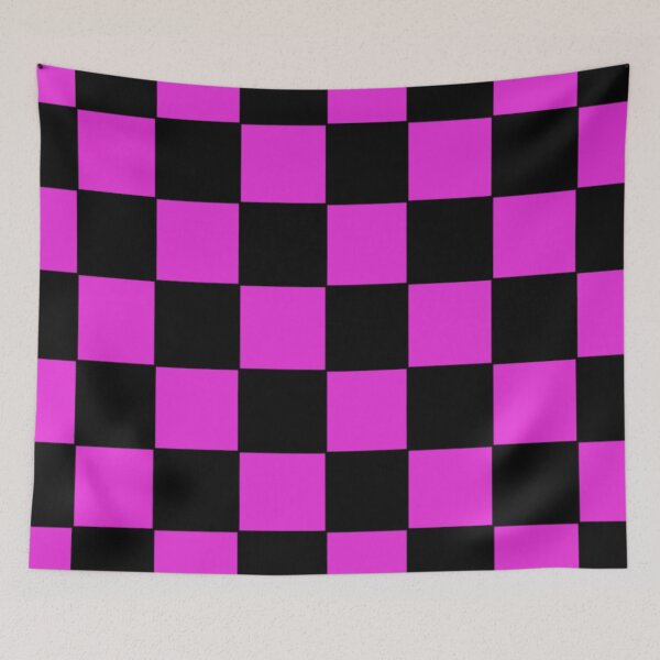 Item preview, Pink and black checker pattern Avril vibes designed and sold by Michaela Cernejova.
