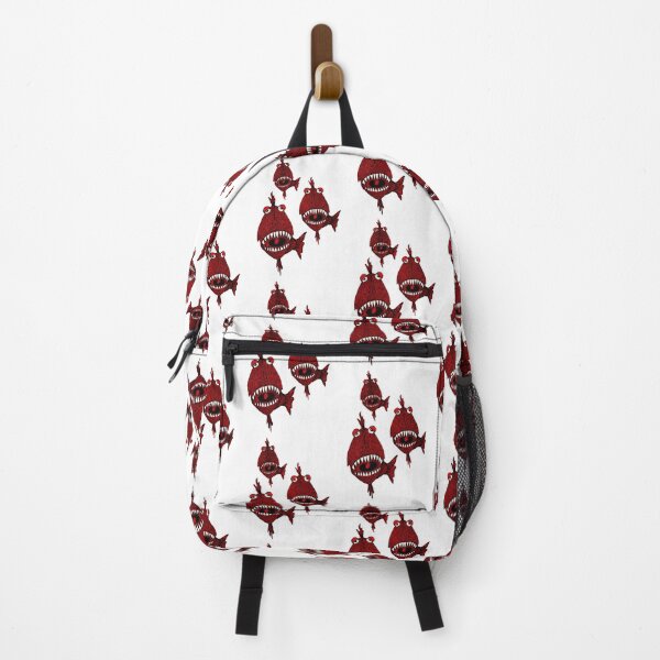 Item preview, Cute Red Killer Piranhas Fishes attack teeth Ocean designed and sold by cabevo.