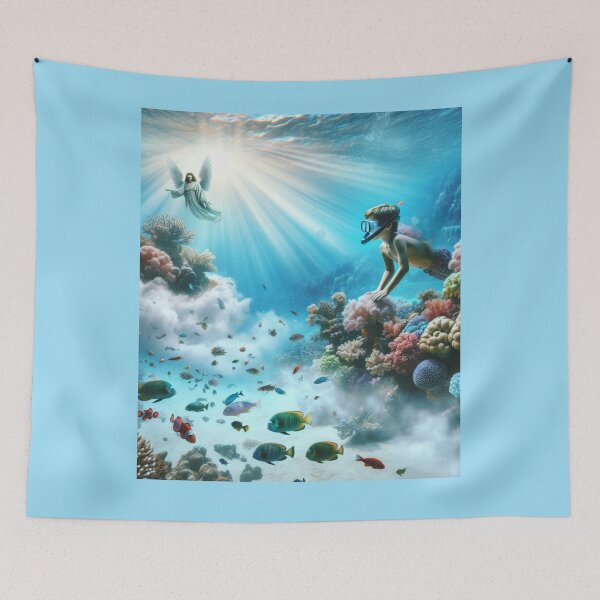Item preview, Angel reef designed and sold by seahorse crossing.