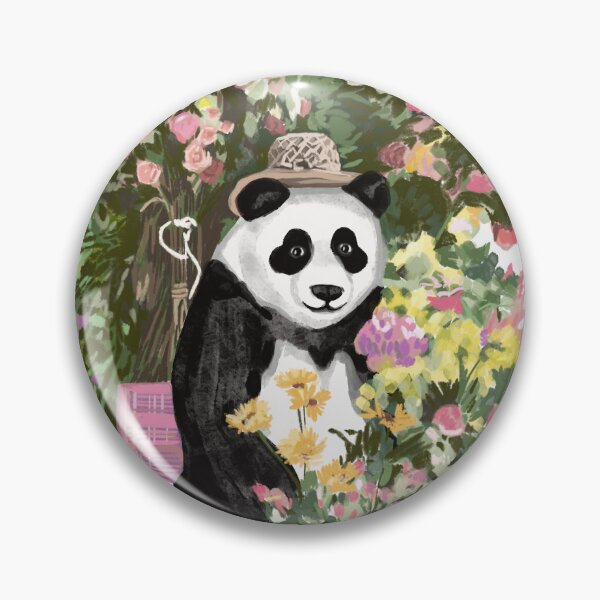 Item preview, Adorable Panda Selling Flowers on a Bicycle: A Whimsical Image of Joy designed and sold by Pandositive.