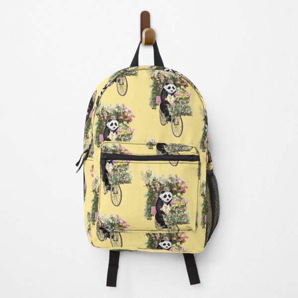 Item preview, Adorable Panda Selling Flowers on a Bicycle: A Whimsical Image of Joy designed and sold by Pandositive.