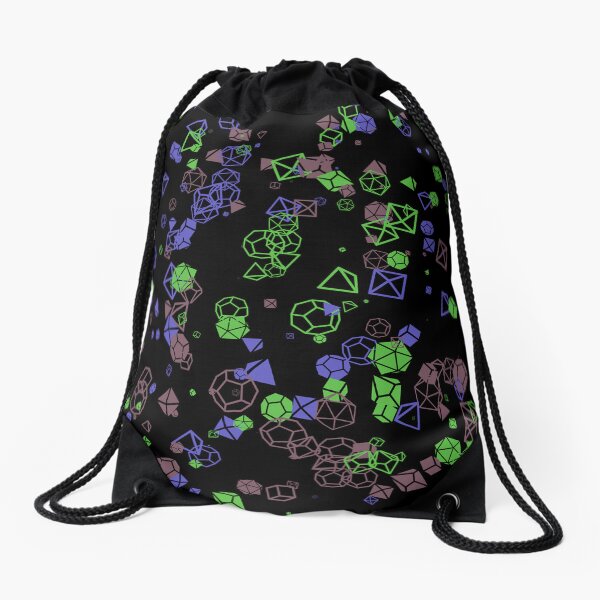 Item preview, Dice Hoard - Black background with Green, Blue and Brown dice designed and sold by AvengingSassy.