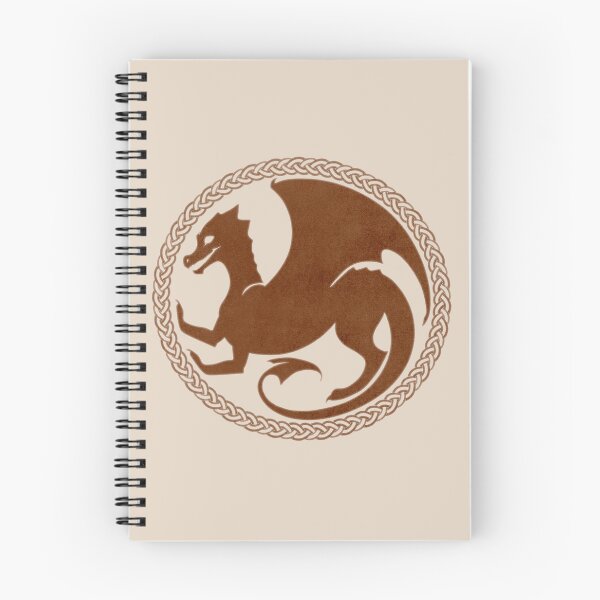 Item preview, Brown Dragon symbol within a celtic knotwork circle designed and sold by MHudsonArtist.