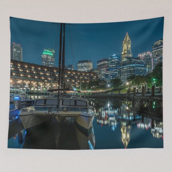 Item preview, Boston North End Nightscape designed and sold by brandonbrandon.