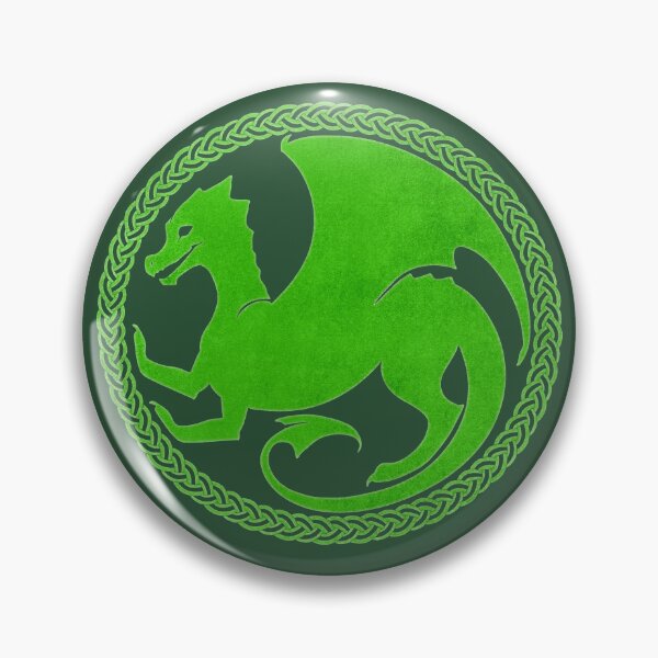 Item preview, Green Dragon symbol within a celtic knotwork circle designed and sold by MHudsonArtist.