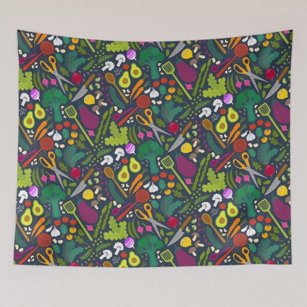 Item preview, Fresh Veggies! - cute vegetable pattern by Cecca Designs designed and sold by Cecca-Designs.
