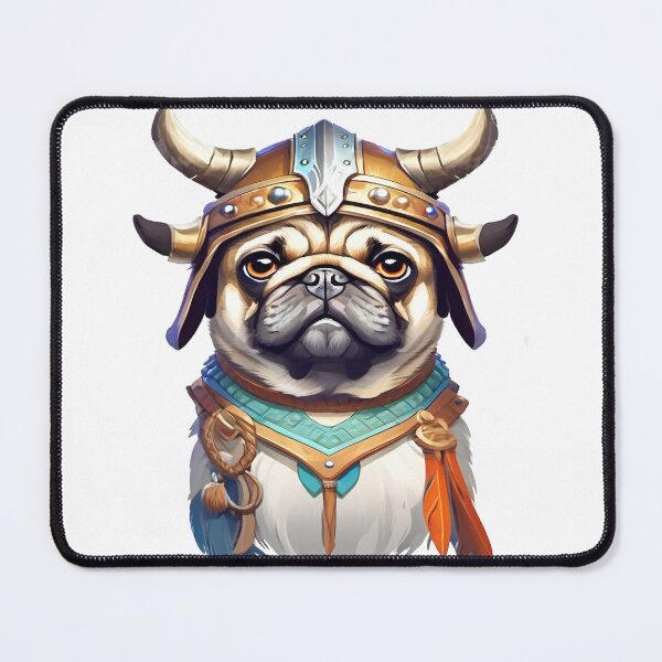 Item preview, Pug vikingo designed and sold by MystAvalon.