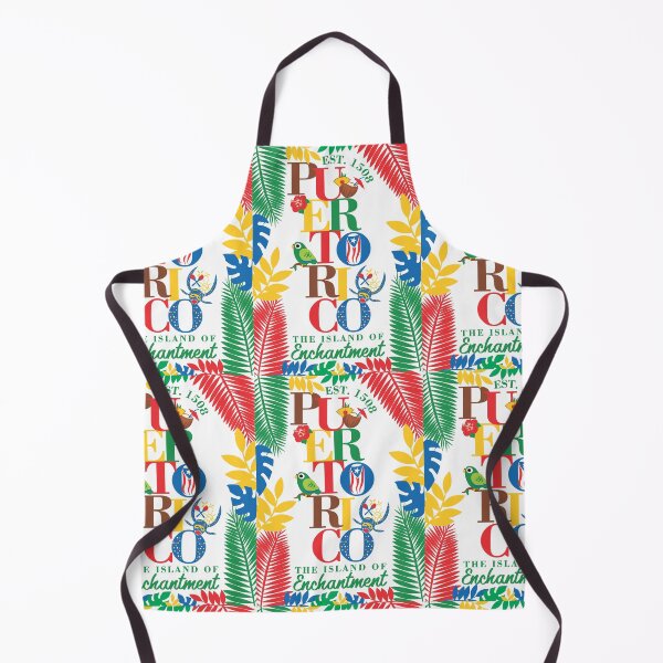 Item preview, Puerto Rico Island of Enchantment Colorful Flag Parrot Vejigante Hibiscus Pina Colada designed and sold by byDarling.