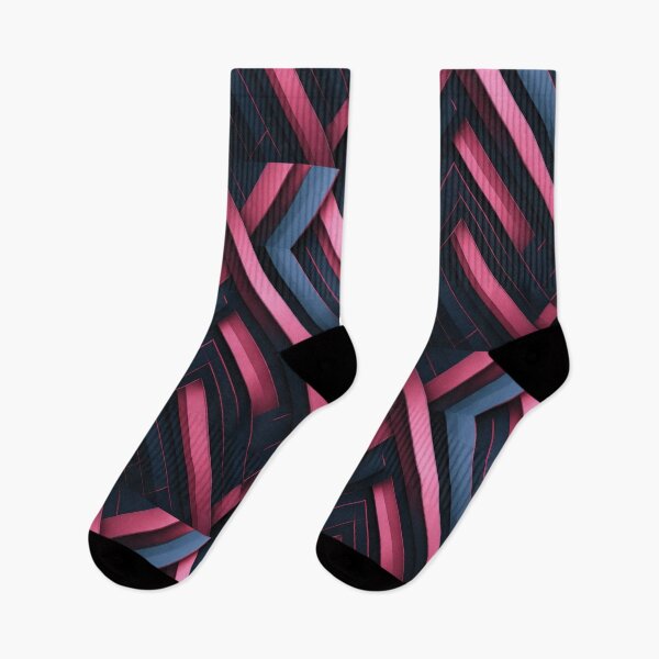 Item preview, Modern ABSTRACT linework, line art, black,and red, intersecting shapes and lines, classy, luxurious, triangle, ribbons  designed and sold by navitalidesign.