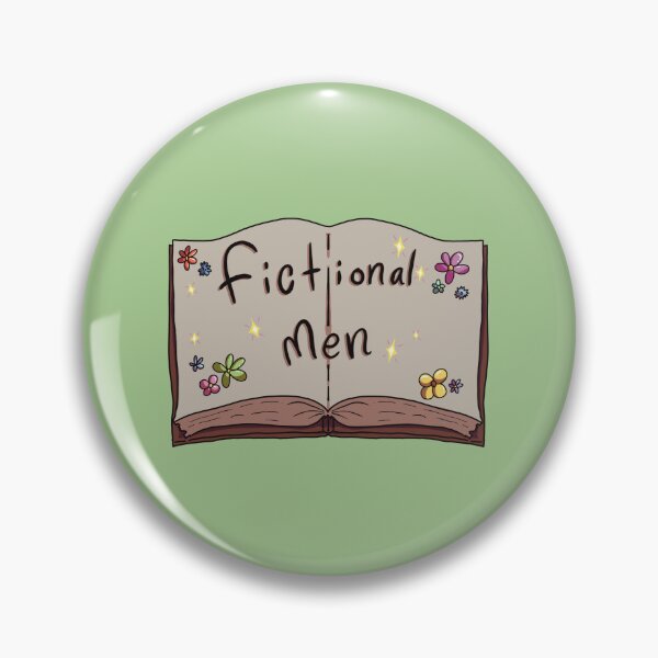 Item preview, Fictional Men Book  designed and sold by aquastarcove.