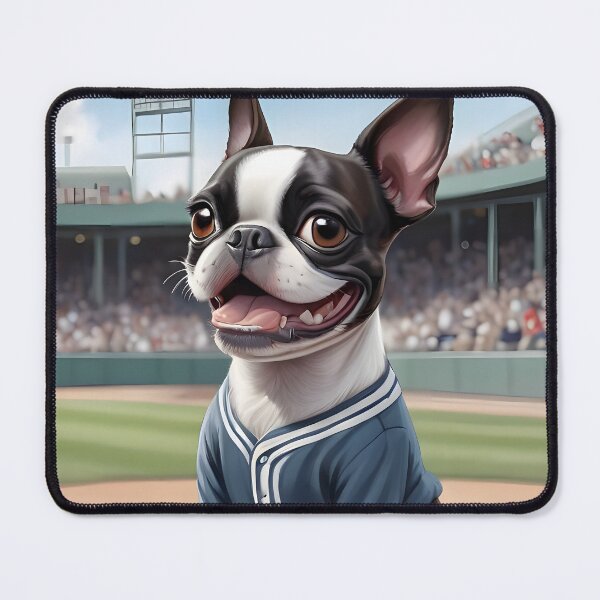 Item preview, Let's Play Ball, Man.... Baseball Boston Terriers designed and sold by Hall-O-Gram.