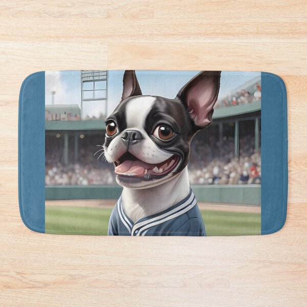 Item preview, Let's Play Ball, Man.... Baseball Boston Terriers designed and sold by Hall-O-Gram.