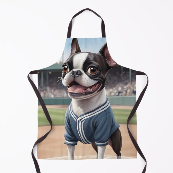 Item preview, Let's Play Ball, Man.... Baseball Boston Terriers designed and sold by Hall-O-Gram.