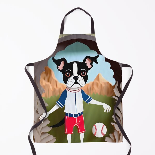 Item preview, Let's Play Ball, Man.... Baseball Boston Terriers designed and sold by Hall-O-Gram.