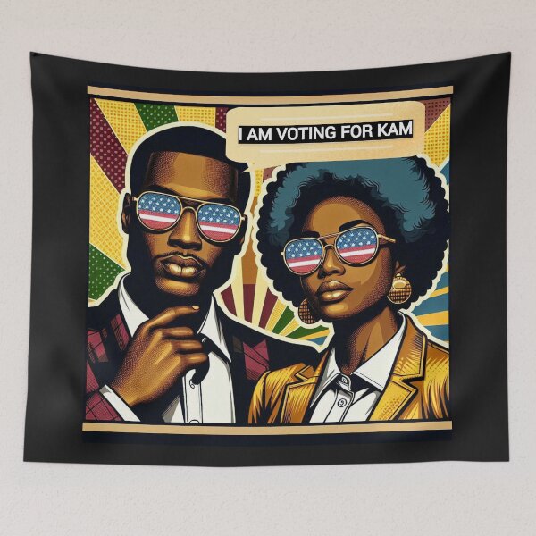 Item preview, I AM VOTING FOR KAM designed and sold by DesignsByPrnces.