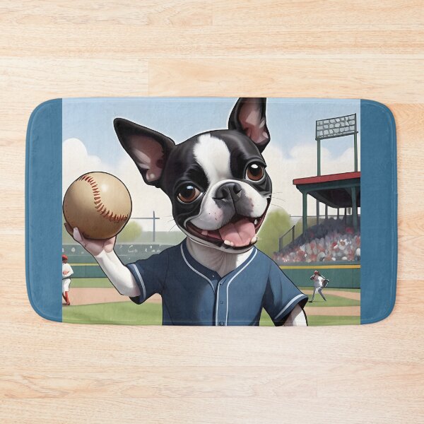 Item preview, Let's Play Ball, Man.... Baseball Boston Terriers designed and sold by Hall-O-Gram.