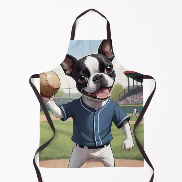 Item preview, Let's Play Ball, Man.... Baseball Boston Terriers designed and sold by Hall-O-Gram.