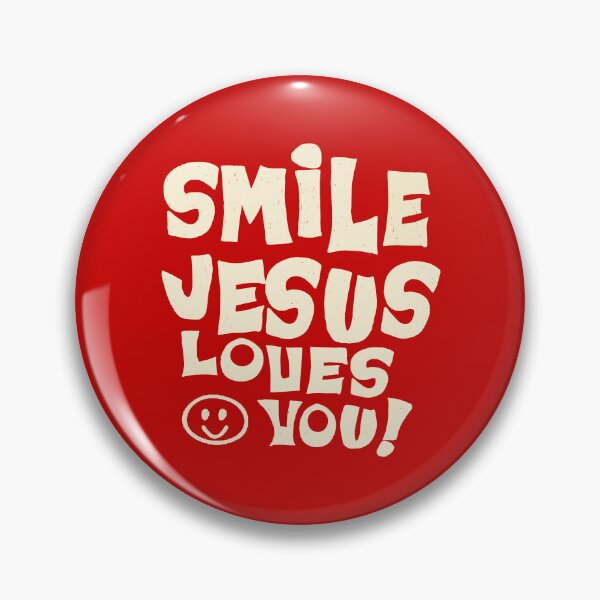 Item preview, Smile Jesus Loves You Reto 1970s Design Christian designed and sold by Etikett.