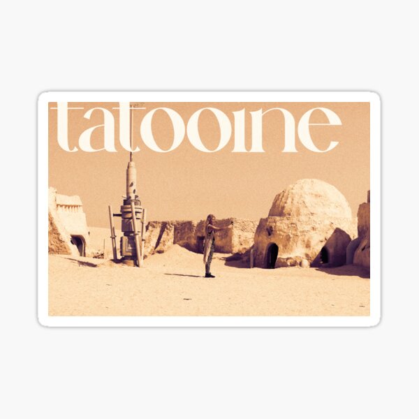 Vista previa del artículo con la obra «Visita Tatooine», diseñado y vendido por SHDigital.