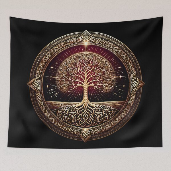 Item preview, Illuminated Celtic Tree of Life designed and sold by HolidayT-Shirts.