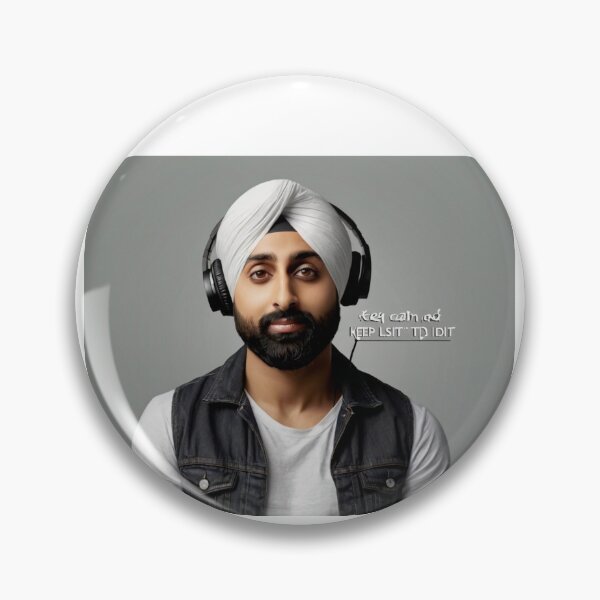 Item preview, Keep Calm and Listen to Diljit designed and sold by PrintPopTees.