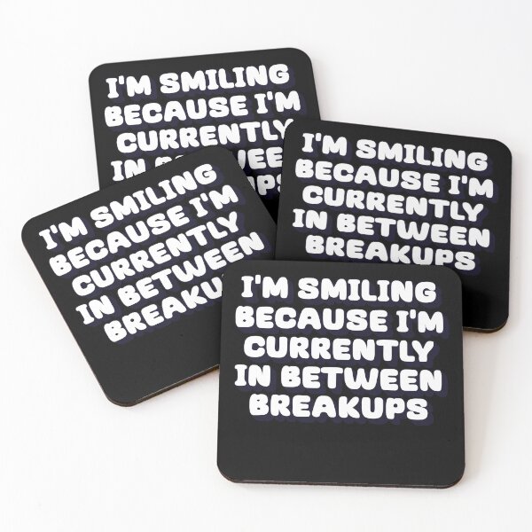 Item preview, I'm Smiling Because I'm In Between Breakups designed and sold by signshirtz.