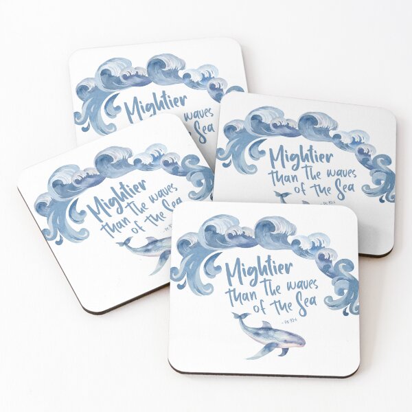 Item preview, Mightier Than The Waves Of The Sea - Psalm 93:4 designed and sold by amazingjoy.