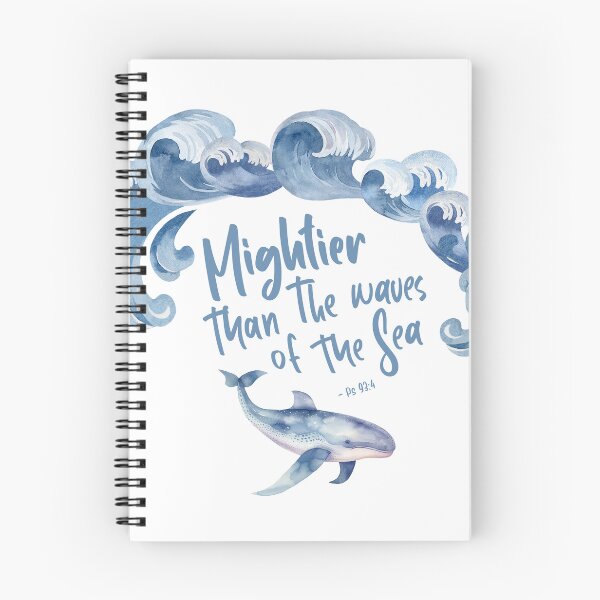 Item preview, Mightier Than The Waves Of The Sea - Psalm 93:4 designed and sold by amazingjoy.