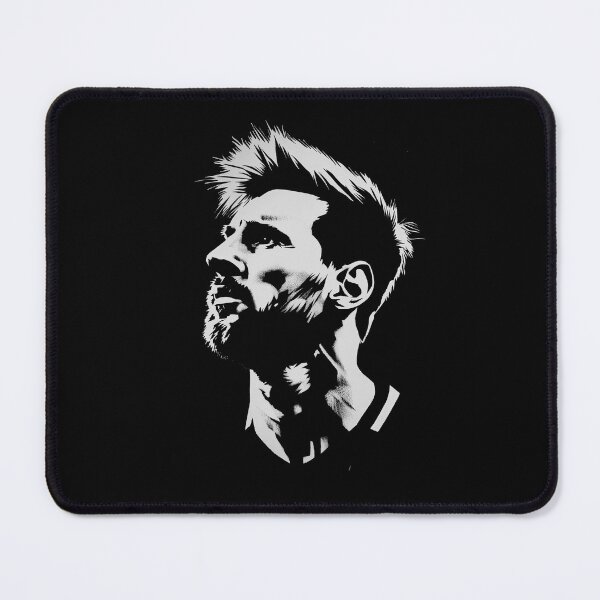 Item preview, Messi Stencil Graphic poster design designed and sold by blackdogshop.